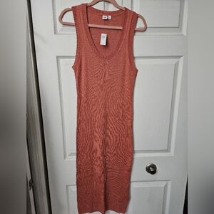 NWT - dark coral knit dress